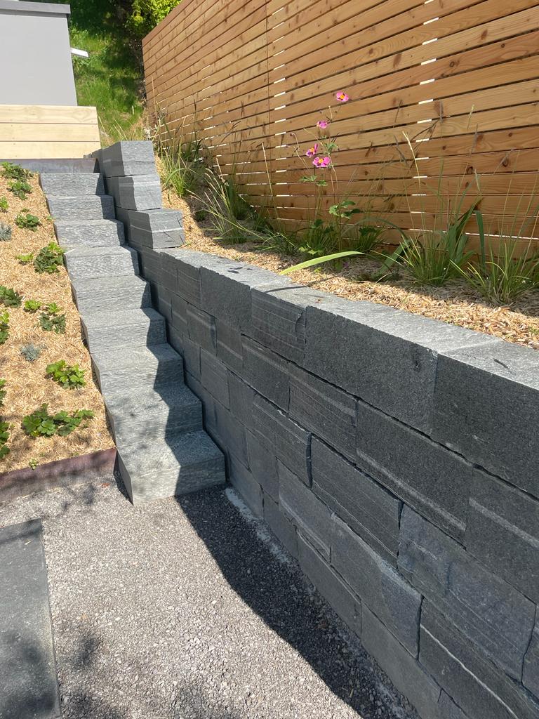 Maggia Granit Mauersteine Typ Extra
