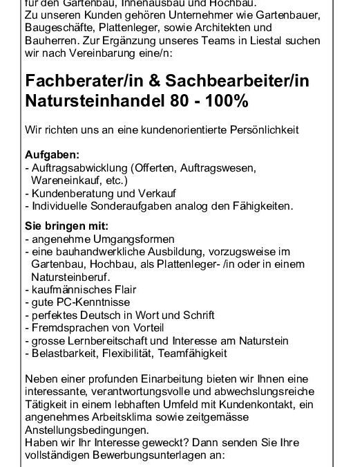 Stellenangebote